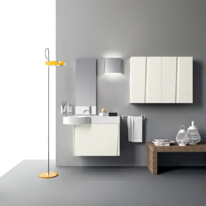 Mobile da Bagno Lagu Laccato Opaco Bianco Prestige di Scavolini Bathrooms