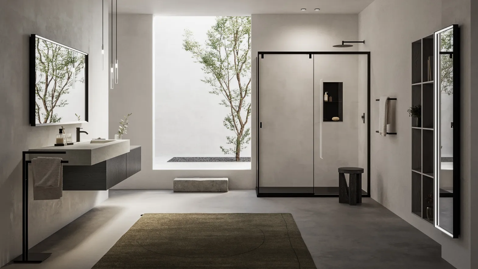 Mobile da Bagno sospeso Testadura 03 di Inda
