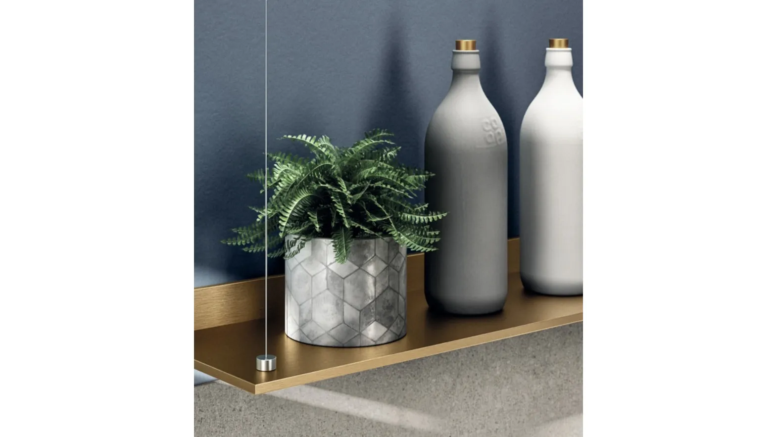 Accessorio da Bagno Tratto Mensole in Acciaio di Scavolini Bathrooms