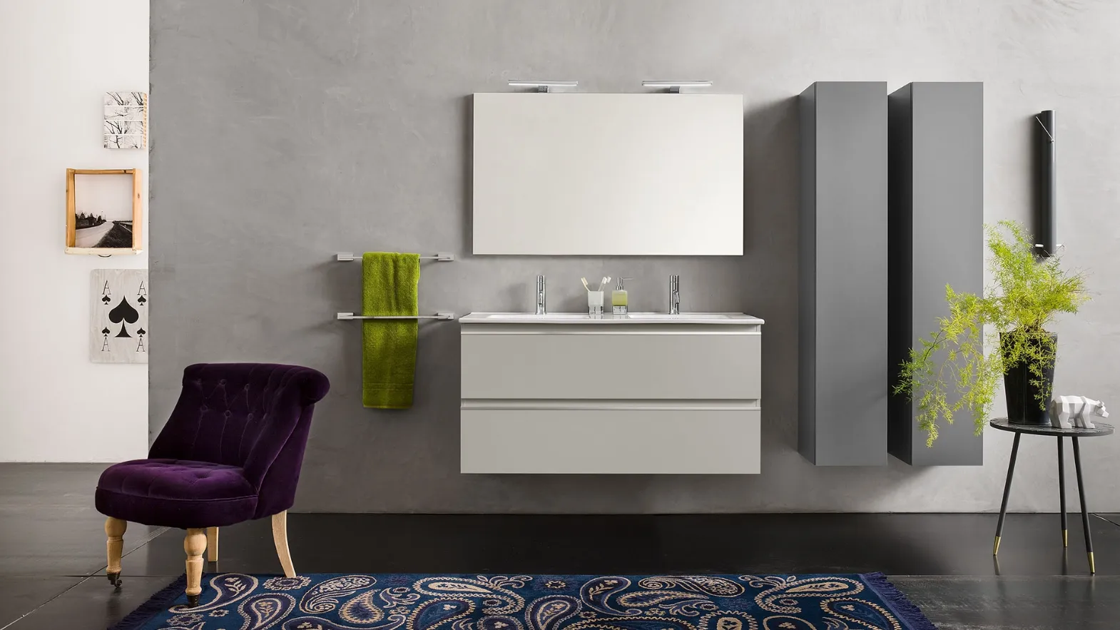 Mobile da Bagno Urban Composizione B di Inda