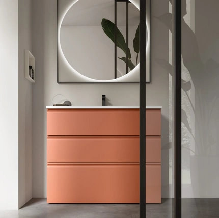 Mobile da Bagno a terra Virgola 07 di Arcom