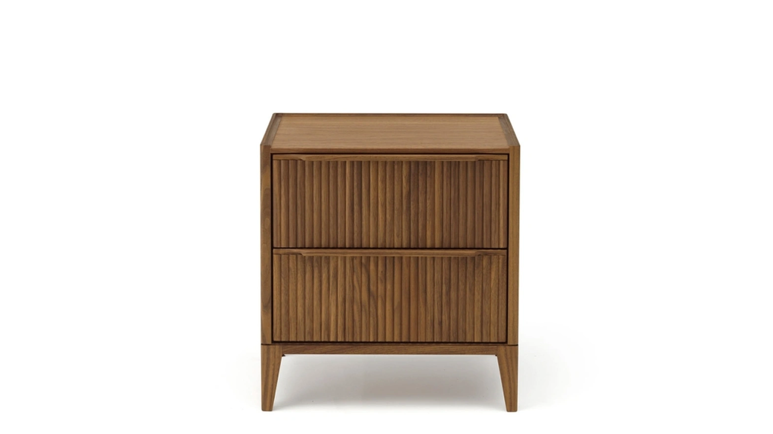 Comodino Leonardo L184D Code in noce oliato di Arte Brotto