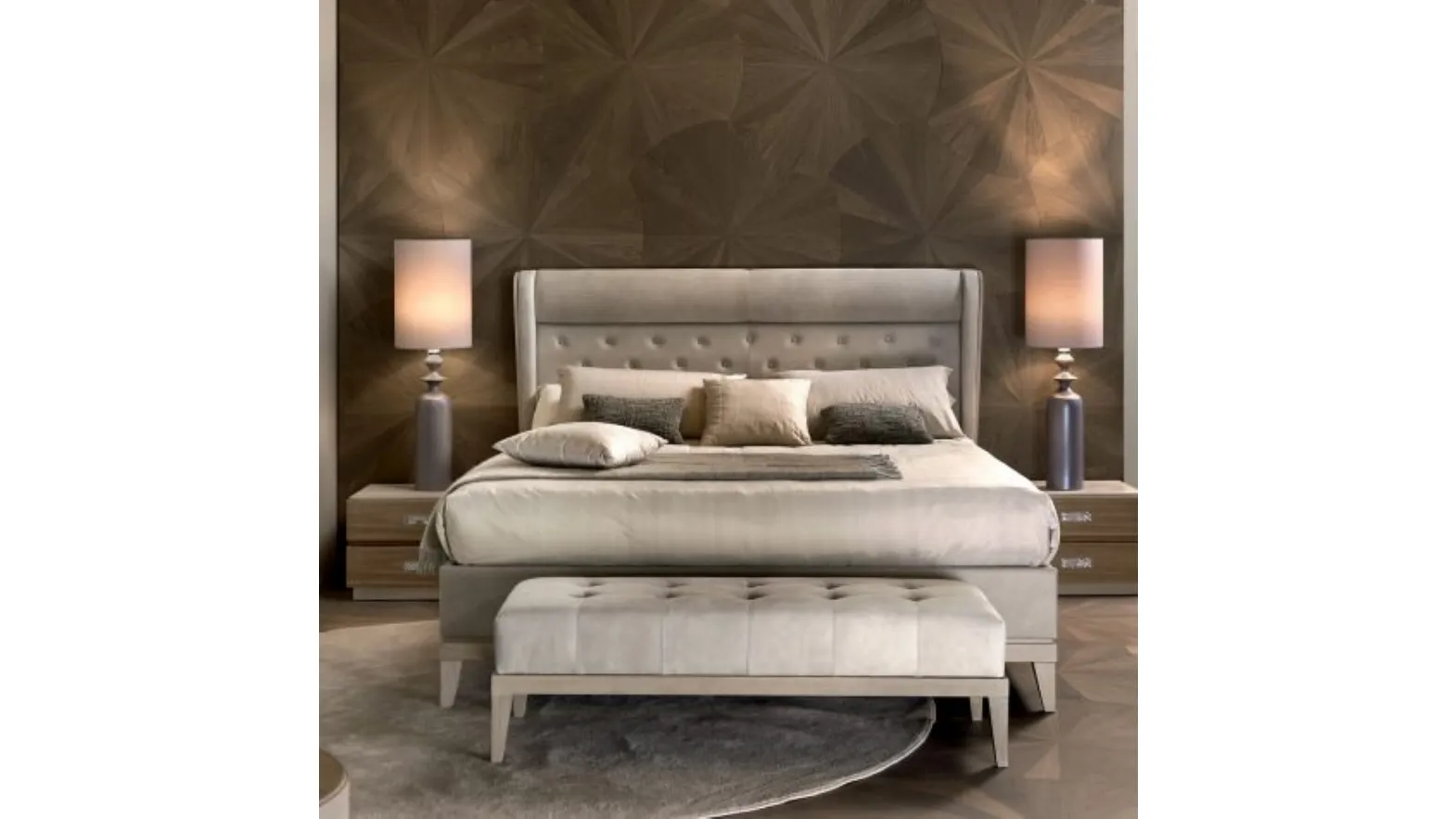 Letto classico Segreti S990 di Arte Brotto
