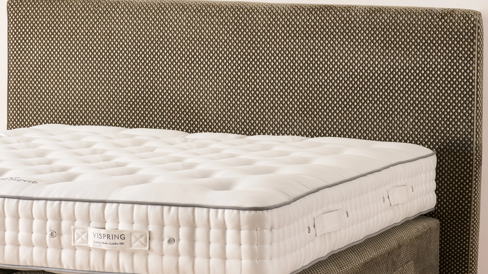 Letto in tessuto Burlington di Vispring