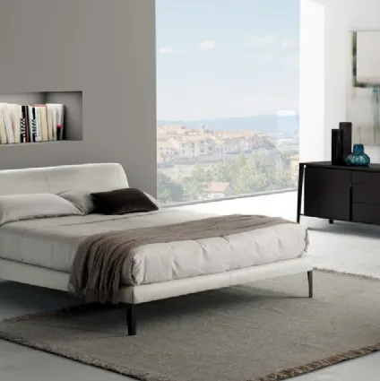 Letto con testiera Diamante di Natuzzi