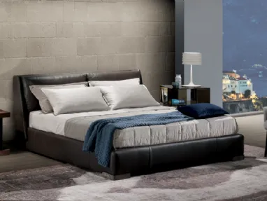 Letto con testiera Fenice di Natuzzi