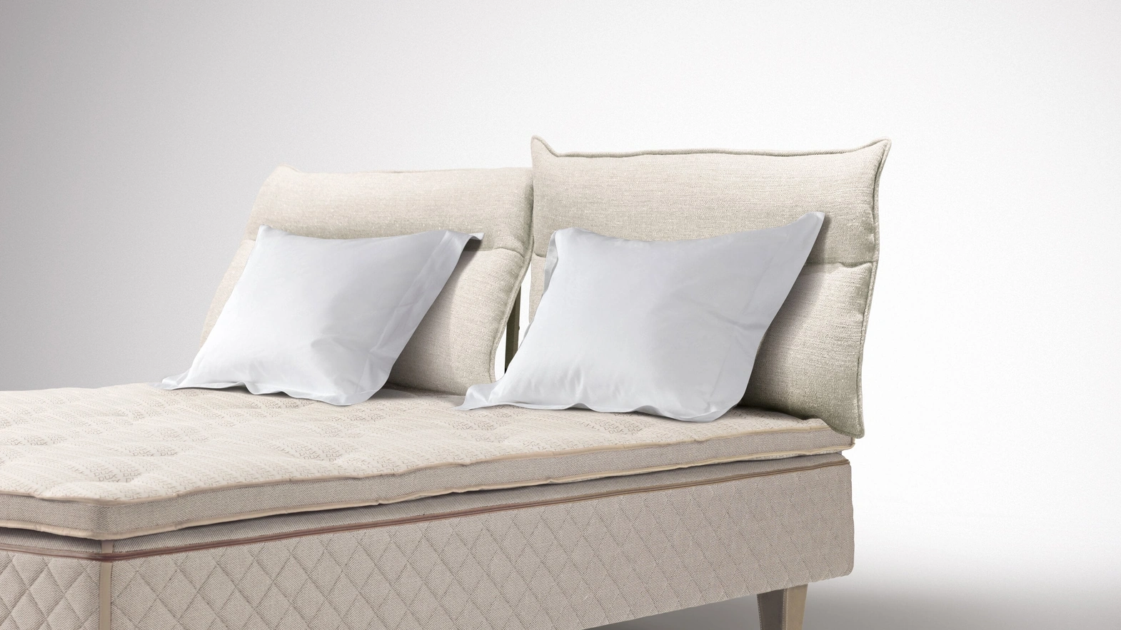 Letto con testiera Flex Soft di Duxiana