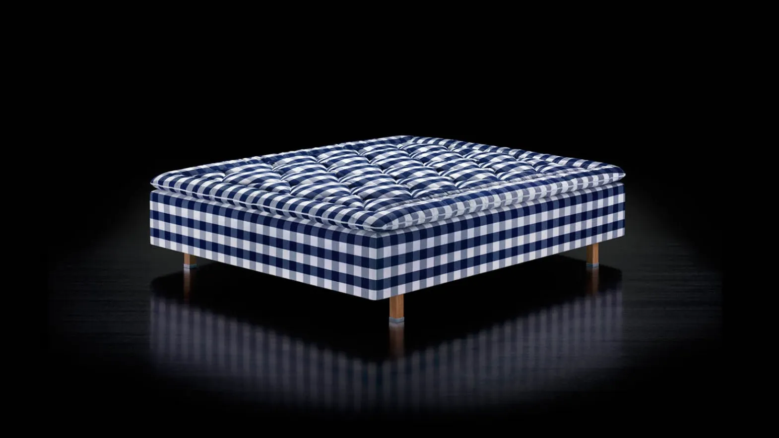 Letto sommier in tessuto Excel di Hastens