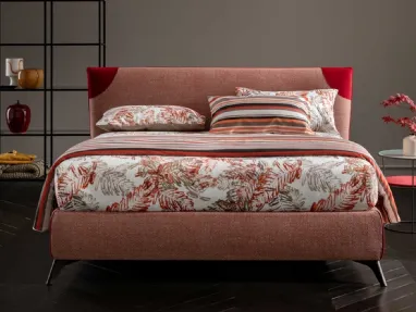 Letto in tessuto con testiera Soul Licony di Altrenotti