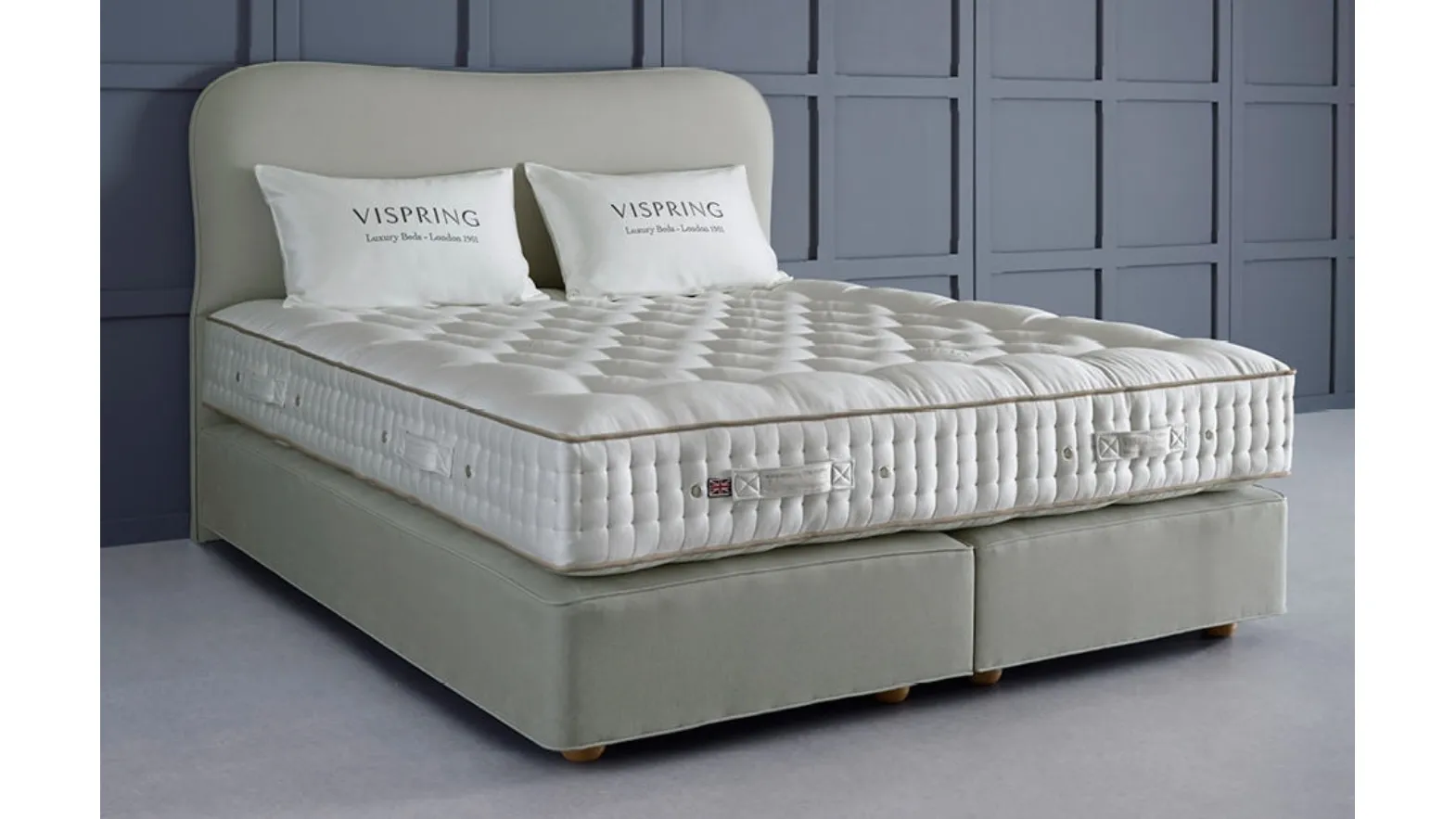 Letto con testiera Lennox di Vispring