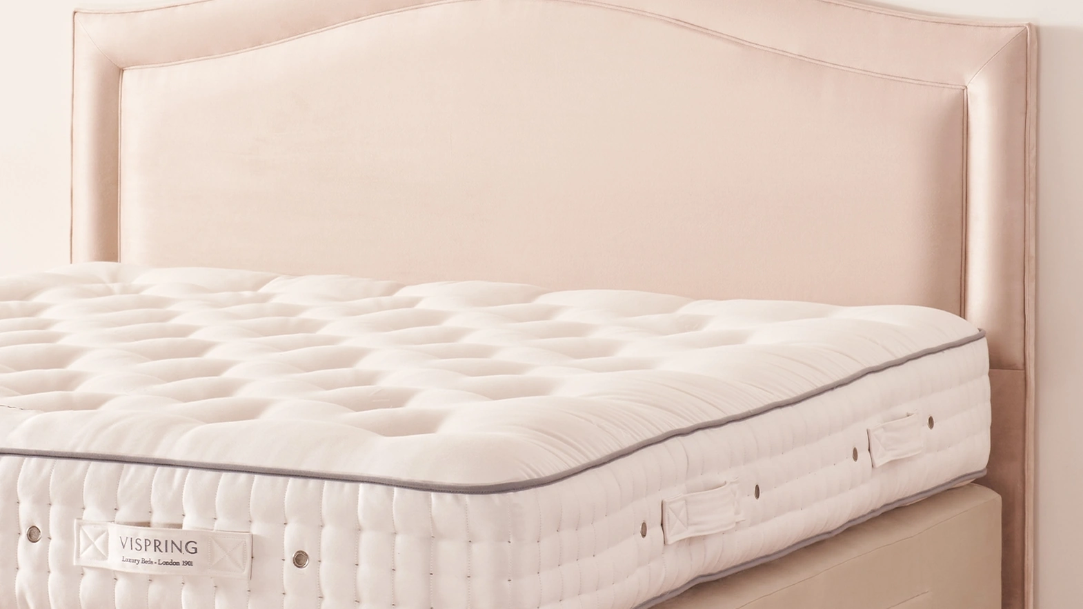 Letto in pelle Artemis di Vispring