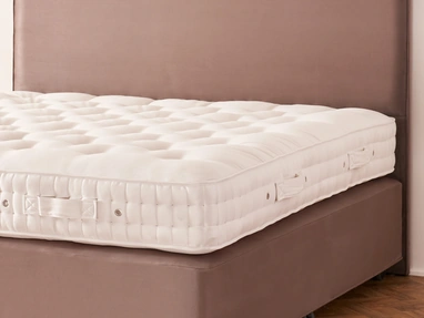 Letto in pelle Iris di Vispring