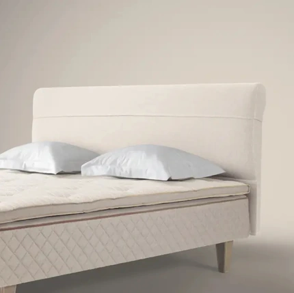 Letto con testiera imbottita Vista di Duxiana