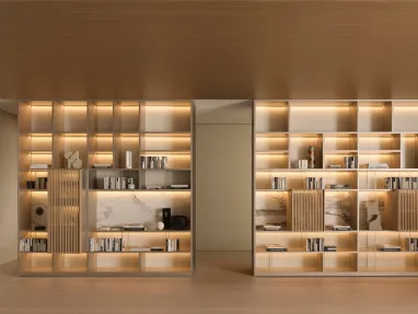 Libreria componibile 505 UP SYSTEM 01 di Molteni & C