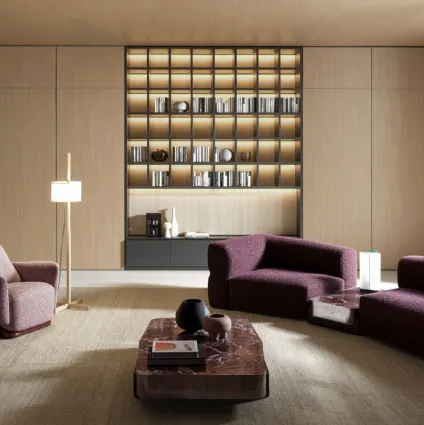Libreria a muro 505 UP SYSTEM 03 di Molteni & C