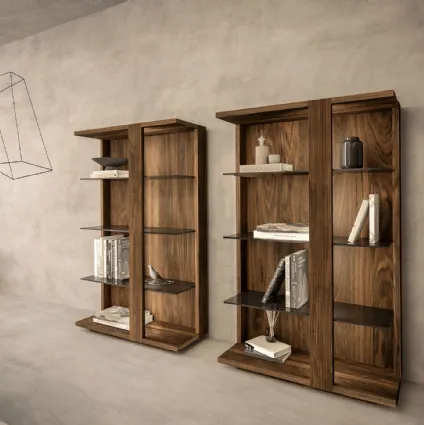 Libreria in legno Revo Open di Riva1920