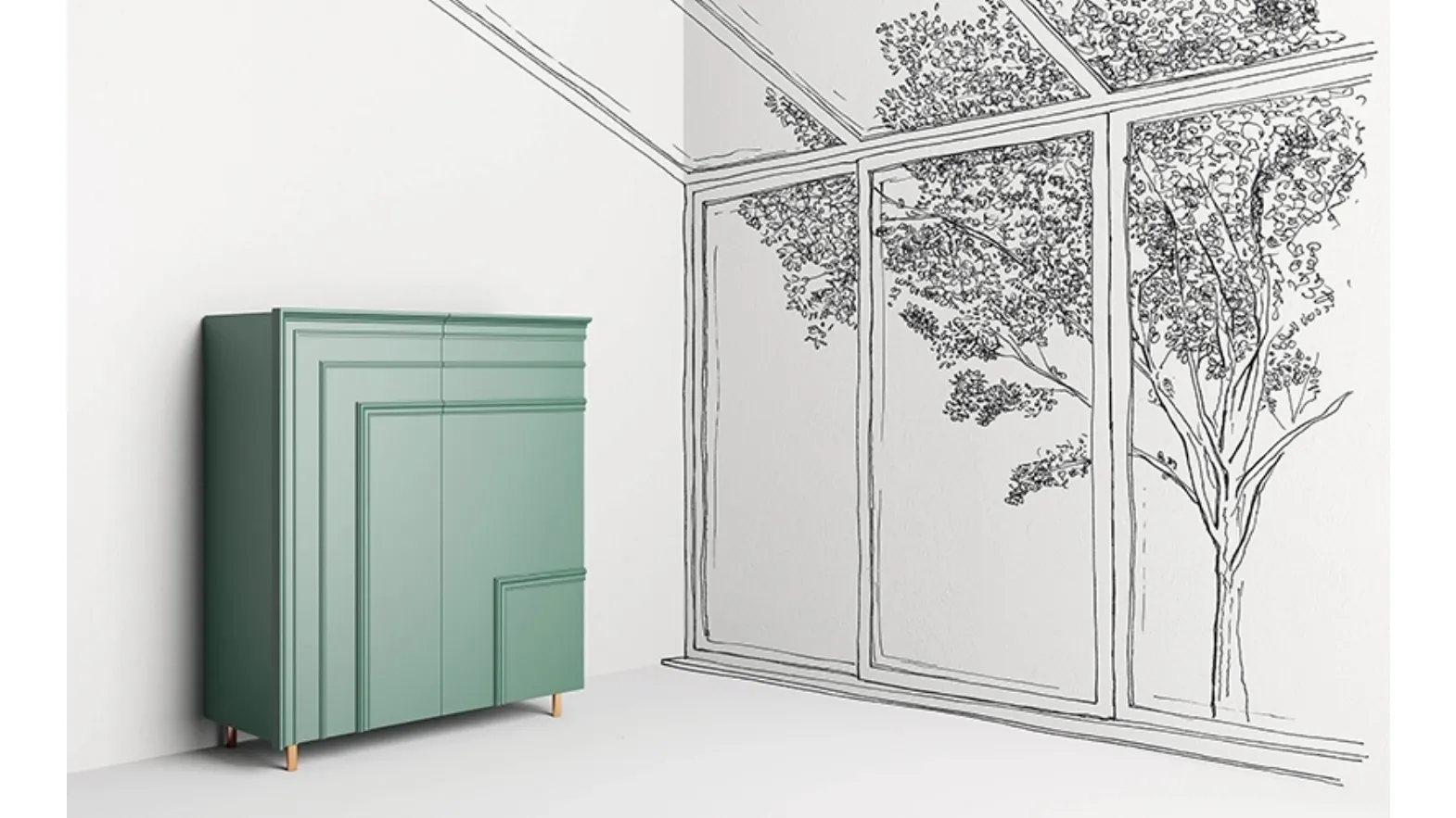 Madia Gessolina di Minotti Italia