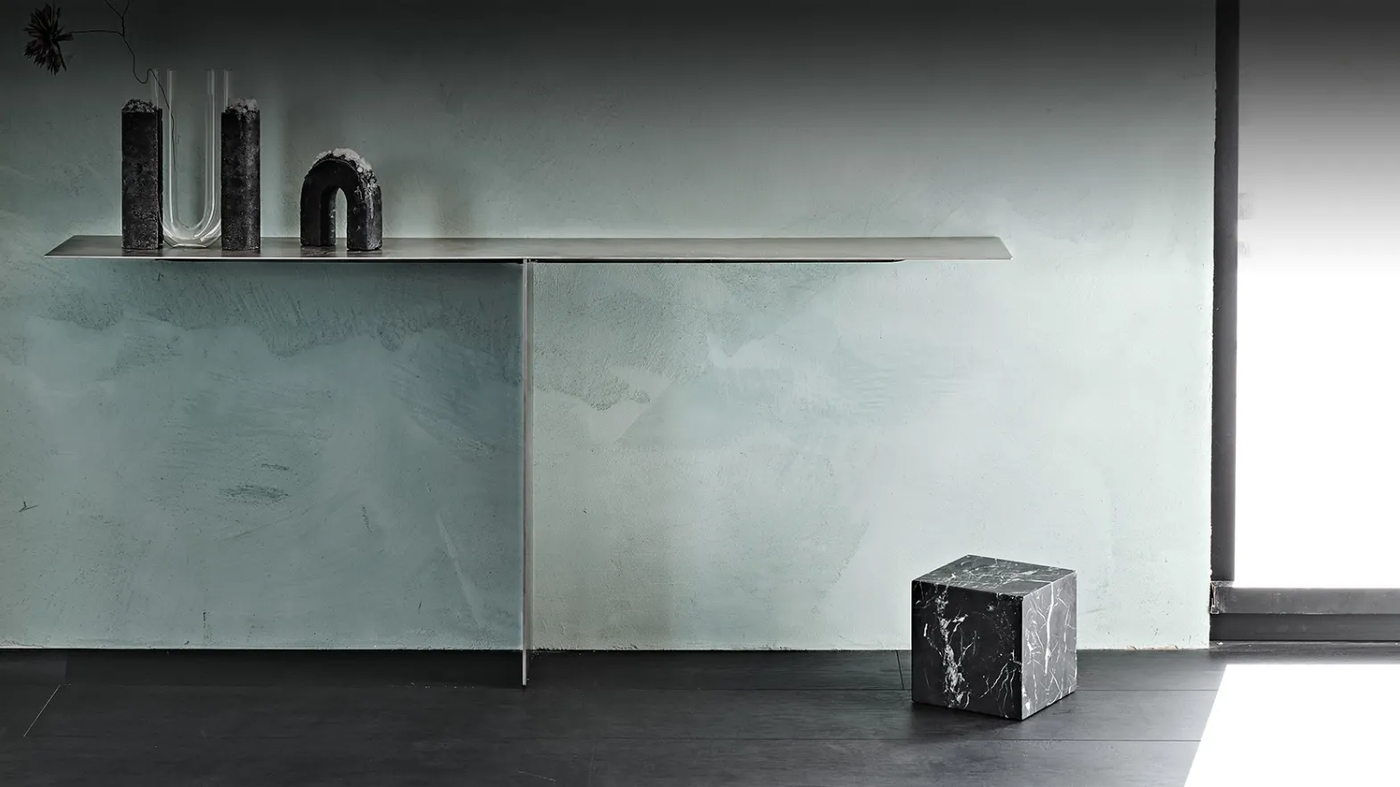 Consolle in acciaio Tee di Cattelan Italia