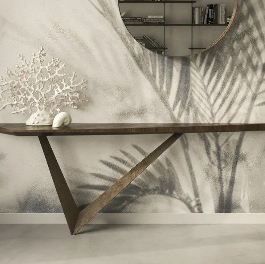 Consolle in ceramica e acciaio Skyline Keramik Premium di Cattelan Italia