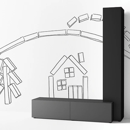 Mobile Porta Tv Regolo di Minotti Italia