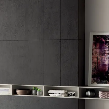 Parete Attrezzata Living Mood in Biomalta Shanghai di Scavolini