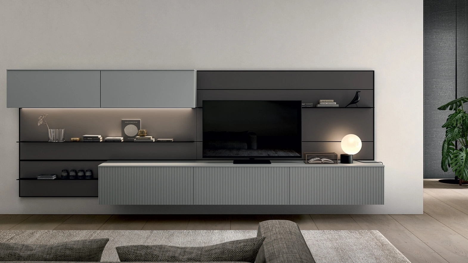Parete Attrezzata Living Time di Arredo3