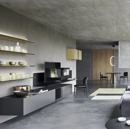 Parete Attrezzata Domino-06 Sangiacomo