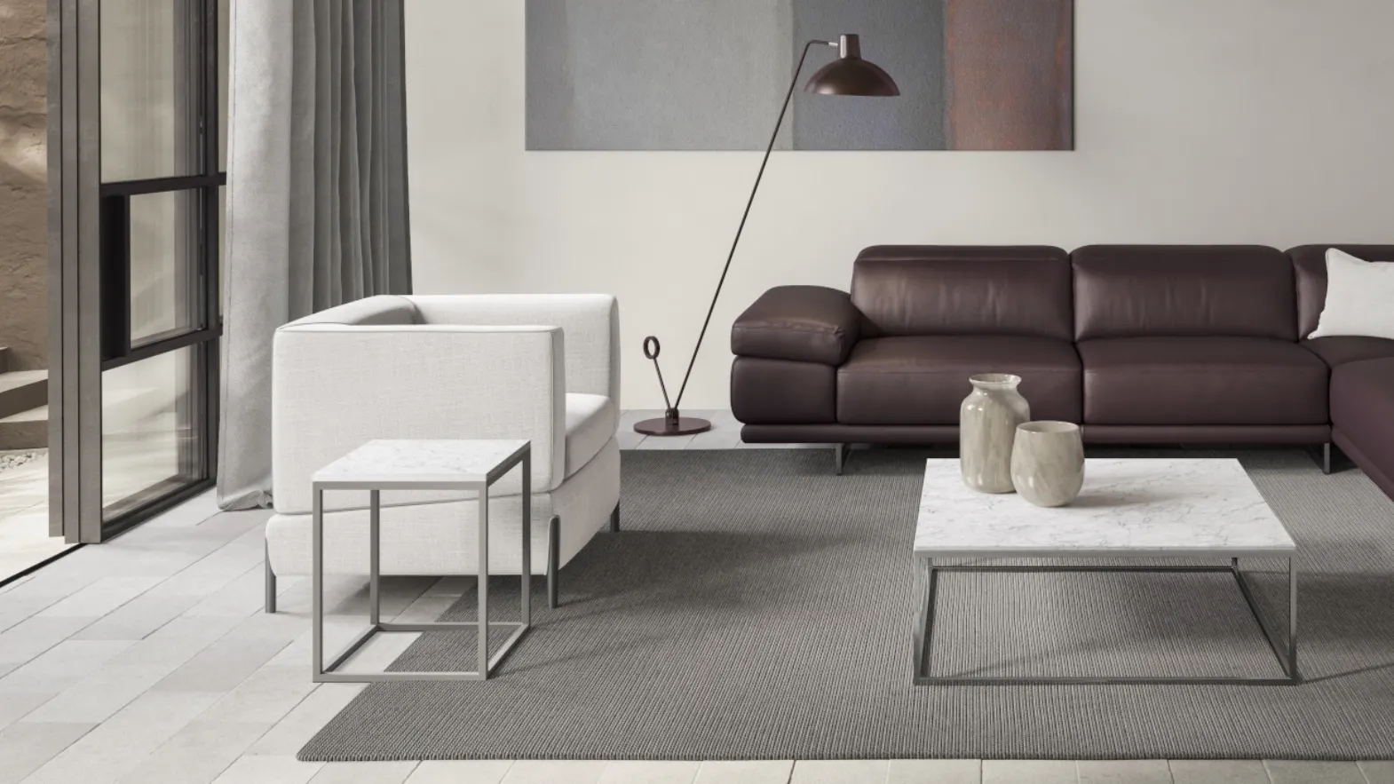 Poltroncina in tessuto Anteprima di Natuzzi