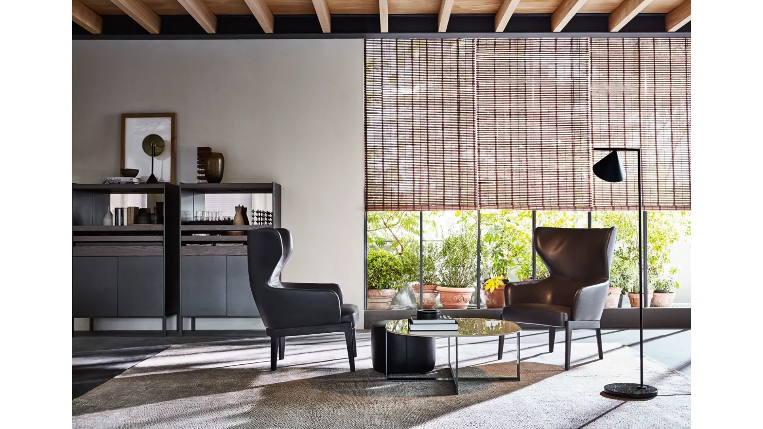 Poltrona Chelsea 01 in pelle di Molteni & C