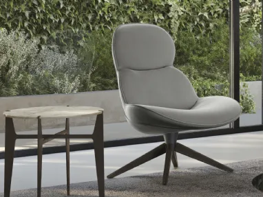 Poltroncina in tessuto Conca di Natuzzi