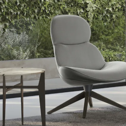 Poltroncina in tessuto Conca di Natuzzi