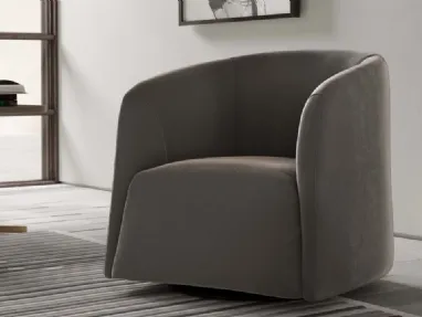 Poltroncina in tessuto Logos di Natuzzi