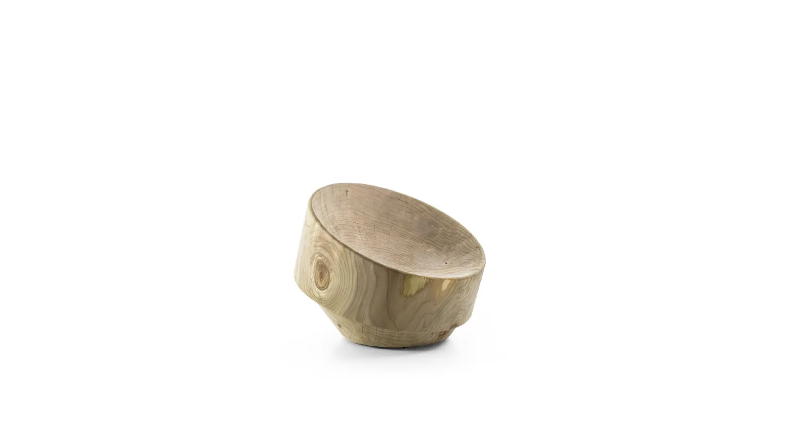 Poltroncina in legno massello di Cedro profumato Palio di Riva1920