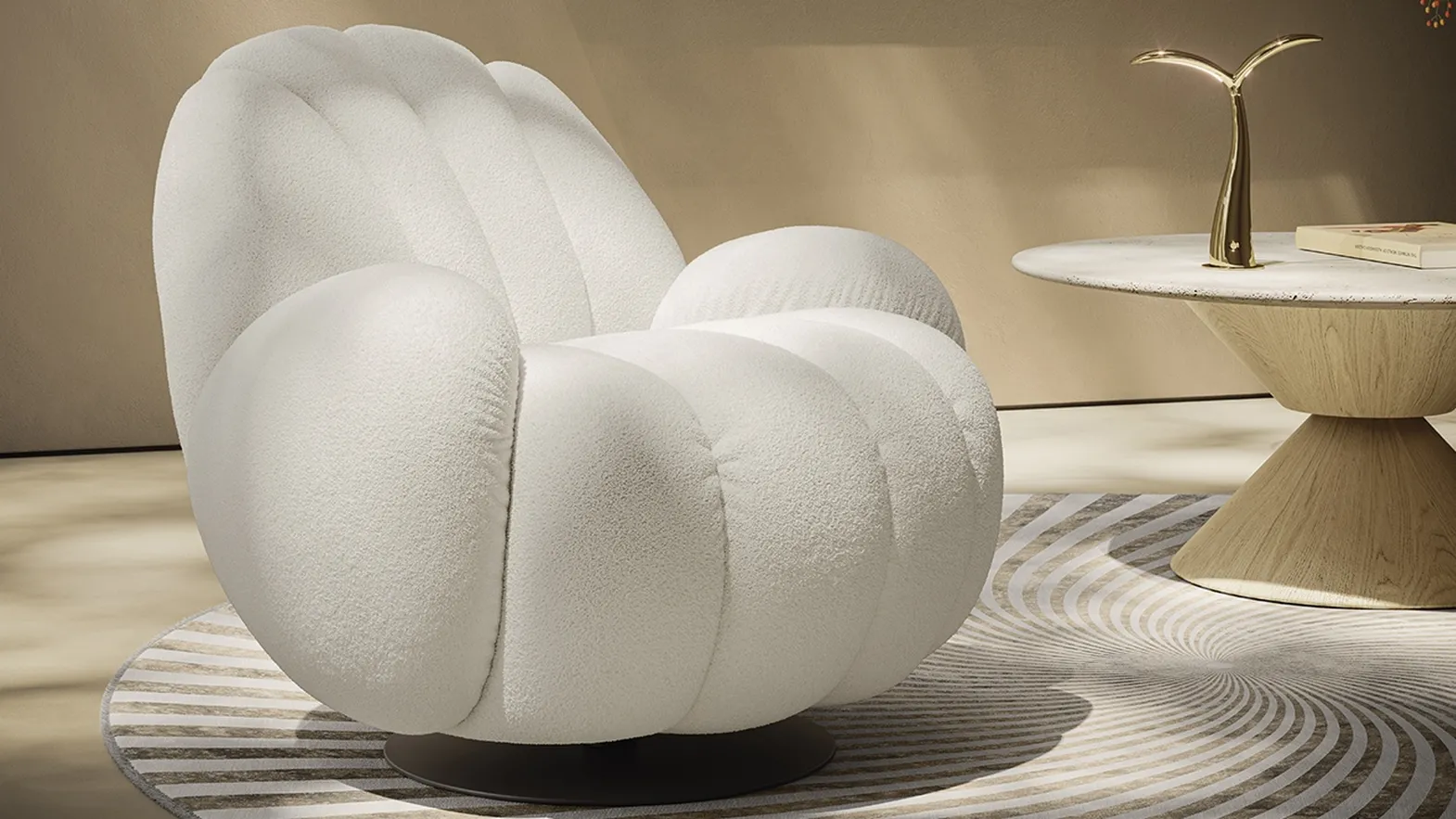Poltroncina Seashell di Natuzzi