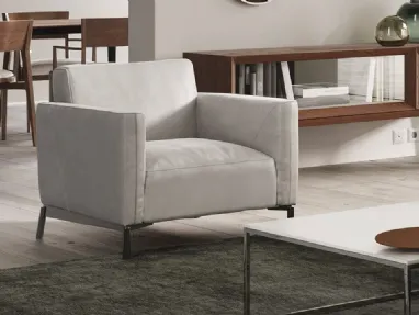 Poltrona in pelle Tratto di Natuzzi