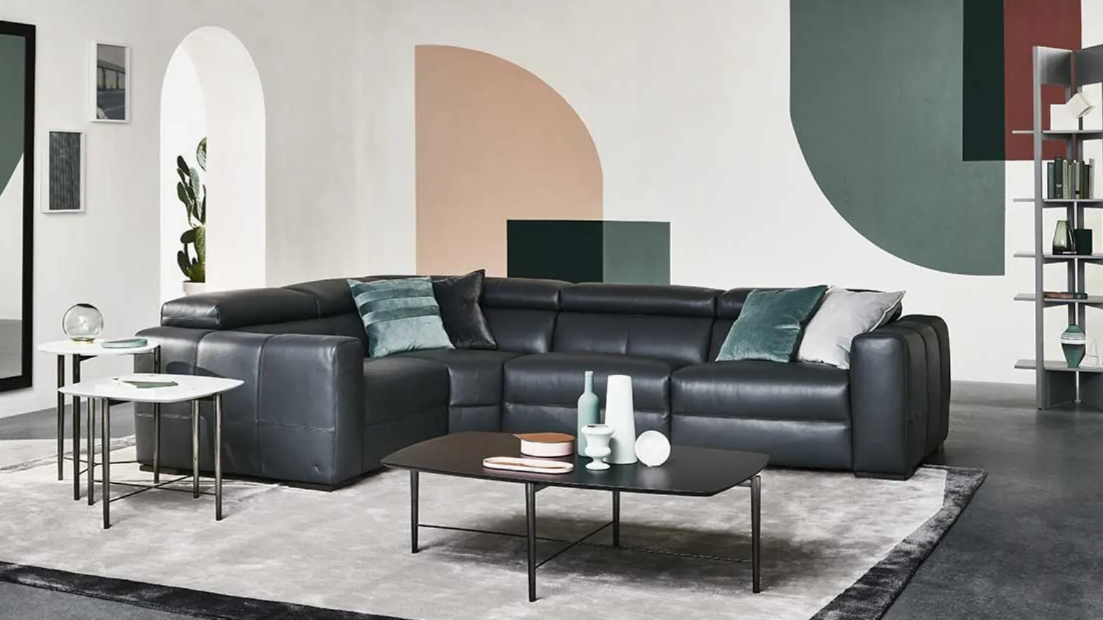 Divano ad angolo Balance di Natuzzi