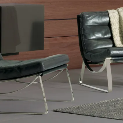 Poltrona moderna Cammeo di Natuzzi