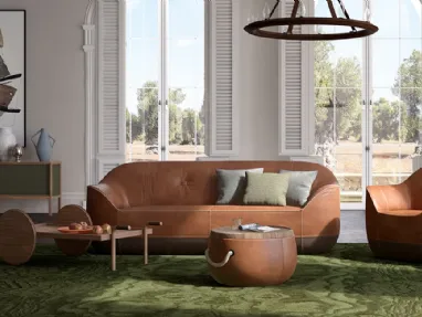 Divano di design Furrow di Natuzzi