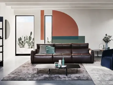 Divano lineare Galaxy di Natuzzi