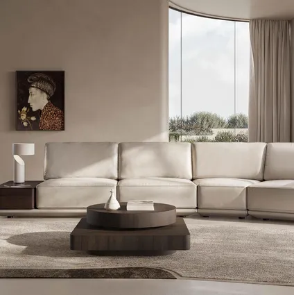 Divano in pelle Habita di Natuzzi