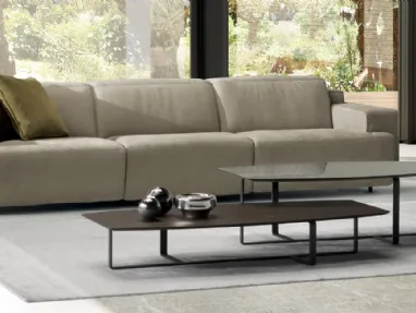 Divano lineare Iago di Natuzzi