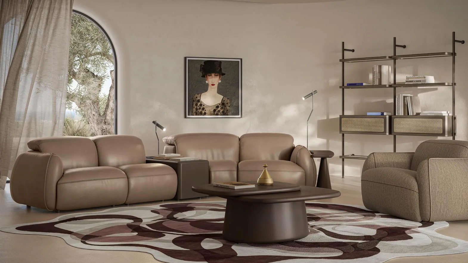 Divano relax Mindful di Natuzzi