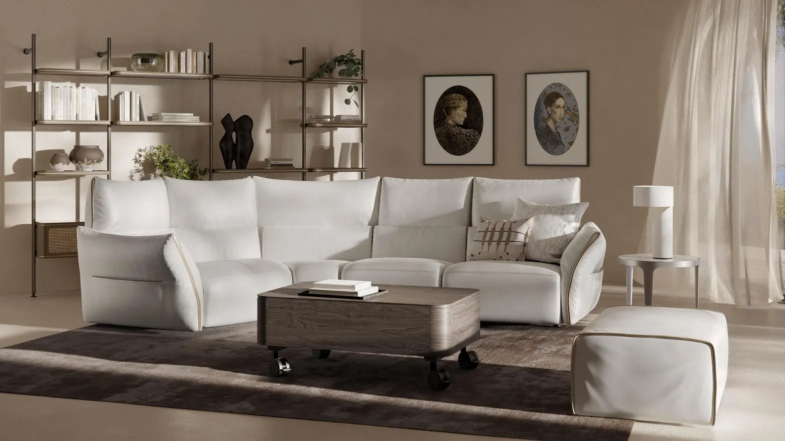 Divano relax Wellbe di Natuzzi