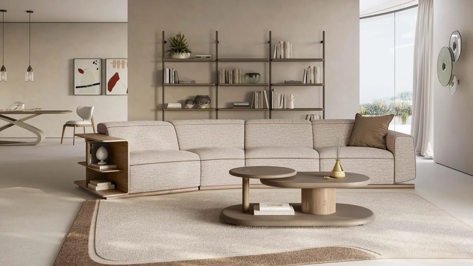 Divano relax Pagoda di Natuzzi