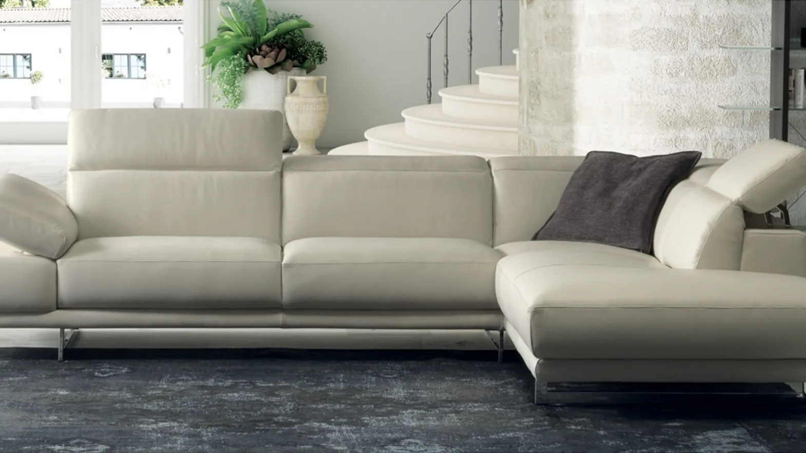 Divano ad angolo Preludio di Natuzzi