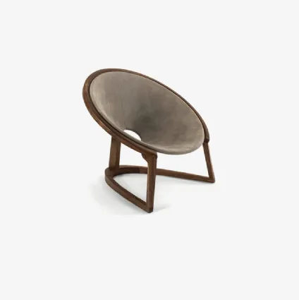 Poltrona Yin and Yang Collection Lounge Chair di Riva1920