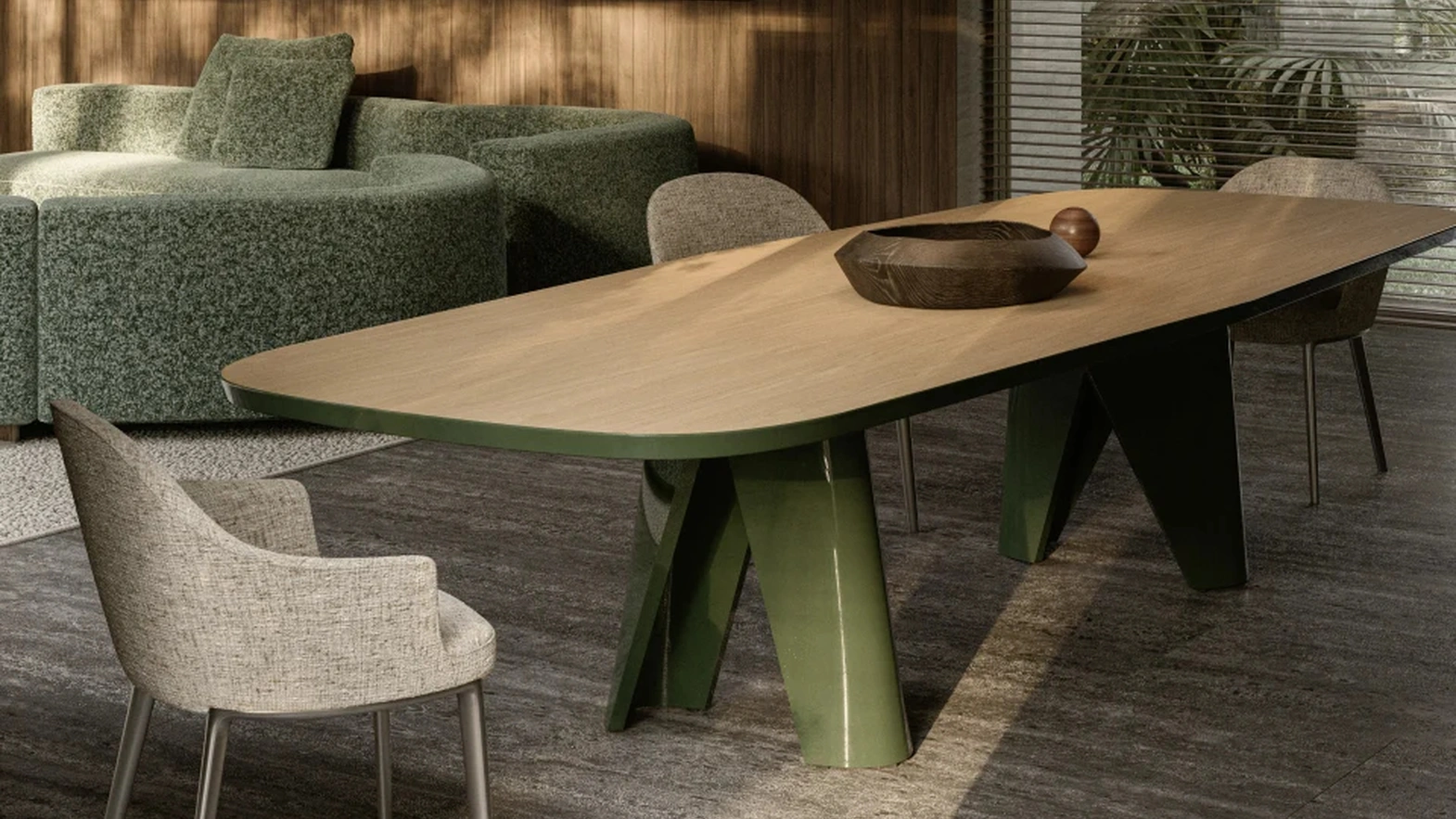 Sedia imbottita Atelia di Molteni & C