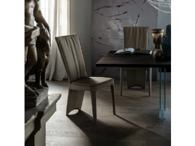 Sedia in tessuto con schienale alto Aurelia di Cattelan Italia