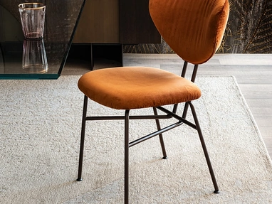 Sedia Chloe in velluto di Cattelan Italia