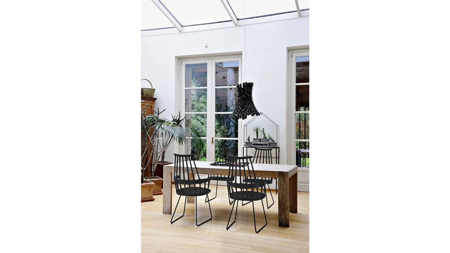 Sedia Comback Slitta di Kartell